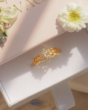 BLOSSOM - Gold Ring ✦ 925 Silver ™